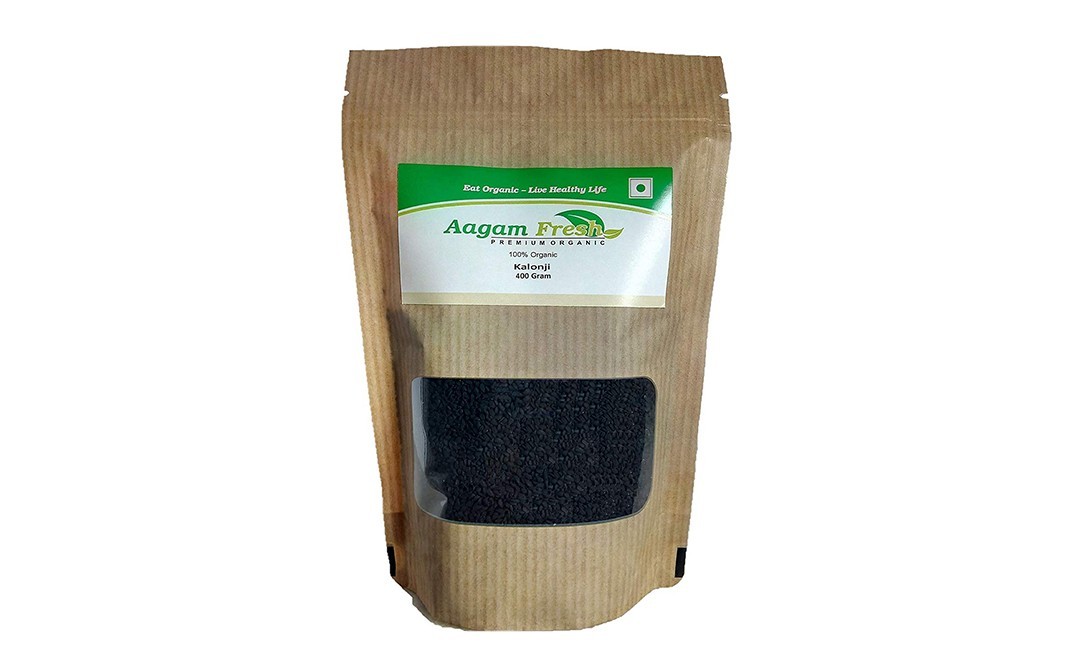 Aagam Fresh Organic Kalonji    Pack  400 grams